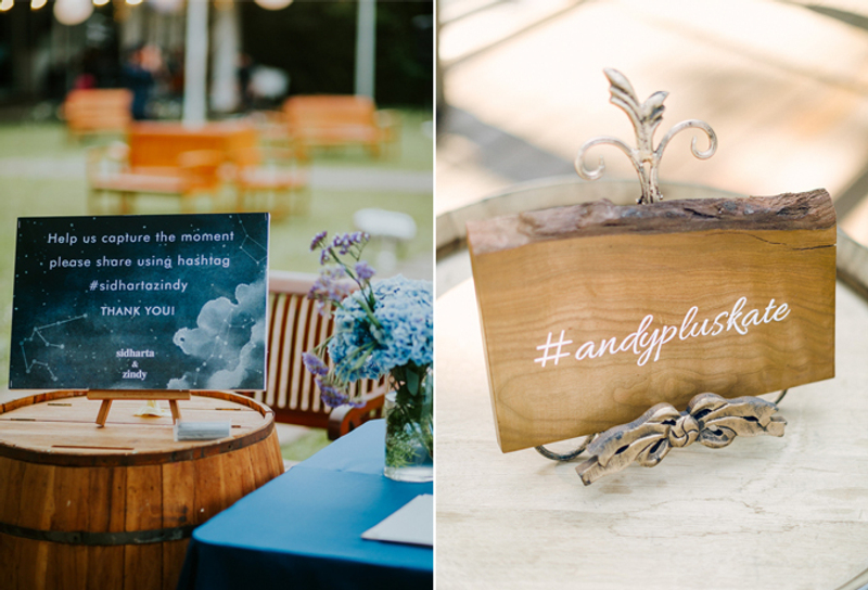 10 Creative And Memorable Wedding Hashtag Ideas Bridestory Blog