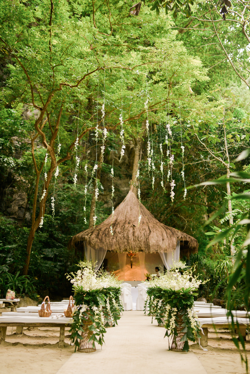 An Intimate Botanical Wedding On Lagen Island Philippines